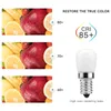 2PCS Светодиодный холодильник лампочка E14 3W холодильник кукурузная лампа AC 220V Светодиодная лампа белый/теплый белый SMD2835 Замените галогенные светильники H220428