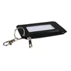 Portefeuilles Ultra-Slim Minimalist Pocket Front Wallet Card Holder Key Chain Coin PurseWallets