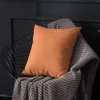 Kuddefodral Sofa Cover Cushion Nordic Living Room Orange Kasta Pillowcase Square Stor Storlek Badside Mjukt Bekvämt