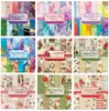 Cadeau cadeau 12 feuilles texture imprimée scrapbooking fond papier tampons vintage journal indésirable packs art artisanat cadeau