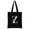 Sacolas para mulheres lona 2022 novas bolsas de luxo compras impresso saco tecido reusável desenhador logotipo bolsa cce13660