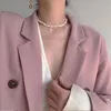 Catene Giappone Baroco Style Vintage Collana girocollo di perle d'acqua dolce per le donne Ragazze Eleganti gioielli in opale Collares Kolye Regali Catene