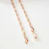 Kedjor Top Fashion Necklace 585 Rose Gold Color Women Jewelry Classic 60 cm Long Lady Neckoce Chain Birthday Presentchains