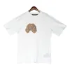 Mode män Dam T-shirts Herr streetwear Stylist T-shirt palmer Guillotine Bear Tryckt Kortärmad Trunkated Bears änglar Klassiska palmesing T-shirts