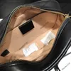 Real Cowhide Marmont Camera Bag Women Axel Crossbody V￤skor Toppkvalitet Designer Handv￤skor Luxury Lady Pures Designer Handv￤skor Mini Totes Clutch Pl￥nb￶cker