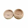 Beech Wood Jewelry Boxes Small Round Storage Box Retro Vintage Ring Boxfor Wedding Natural Wooden Jewelrys Case Organizer Container Fast