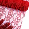 Lace Tulle Roll Fabric Runners Table DIY Craft Baby Shower Wedding Party Christmas Decoration for Home Table 10 Yds