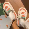 Beautiful Carrot Rabbit Linen Slippers Women Couples Non Slip Thick Soles Spring Summer Frog Animal Linen Cool Slides Home Shoes J220716