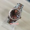 BPF Ladies Wristwatches 278381RBR 278381 31mm Brown Diamond Dial Two Tones 316l Jubilee Armband Luminescent Sapphire Automatic Me209h