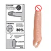 11 inch Huge Penis Extender Enlargement Reusable Penis Sleeve Sex Toys For Men Penis Girth Enhancer Relax Toy Gift258u6045933