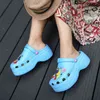 Sandals Summer Women Slippers منصة مع سحر أحذية حديقة في الهواء الطلق في الهواء الطلق صندل شاطئ سميكة وحيدة منزلية منزلية الحمام 220623