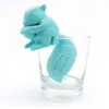 Creative Silicone Infuser Cute Animal Tea Infuser Leak Squirrel Tail Colander hushållsartiklar
