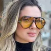 نظارة شمسية مصممة العلامة التجارية Goggle Hindproof Men Women Fashion Shades UV400 Vintage Glasses 50557