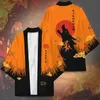 Anime Konoha Hokage Kurama Uchiha Sharingan Simbolo Kimono Mantello Costumi Cosplay Haori Sasuke Kakashi Cardigan Giacca Pigiama AA220324