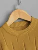 Maglione girocollo solido per bambini piccoli SHE01