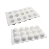 Silicone Chocolate Mold Silicon Ball Cake Moulds 3D Half Sphere Candy Truffle Baking Tray 220517