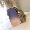 Modische Handtasche, Designer-Taschen, Onthego MM-Einkaufstasche, Sonnenaufgang, Pastell-Monogramme, Batik-Handtaschen, Luxus-Sommer-Mehrfarben-Shopping-Umhängetasche, runde Geldbörse