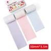 3st Roll Thermal Paper 50 x 30mm Printable Sticker Thermal Papers Självhäftande för perifer skrivare250g290x20405781247
