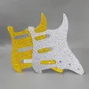 1 capa de acrílico Sparkle Scratch Plate Pick Guard 11 agujeros SSS Guitar Pickguard con tornillos para piezas de guitarra eléctrica