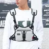 Saszetki na talię Funkcjonalna taktyczna torba na klatkę piersiową Modna kamizelka hip-hopowa Streetwear Pack Mężczyźni Black Rig Casual Backpack