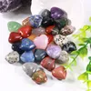 20 * 10mm amor corações Natural Crystal Stone Artesanato Ornamentos Rosa Cristais Cura de Quartzo Energia Reiki Gem Decoração da Sala de Living