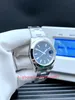 Classic Series Men's Wristwatches Blue Dial 41 MM Stainless Steel bracelet Asia ETA 2813 Movement 126300 Automatic Men's Watches