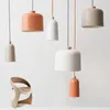 Pendant Lamps Minimalist Modern E27 Wood Deco Lampshade Hanging Lights Nordic Suspension For Dinning Room Living