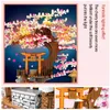 City Friends Street View Idea Sakura Stall Inari Shrine Briques Cerisier Fleur Paysage Maison Blocs de Construction Jouets pour Enfants 220527