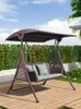 Camp Furniture Outdoor Swing Chair Household Courtyard Double Leisure Garden Balcony ChairCamp