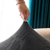 Stol täcker plysch tjock soffa kudde omslag hörn säte slipcover elastisk fast färg soffa möbler protektor