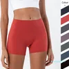 Super Soft Lulus Shorts Leggings Womens Spring Summer Quick Tork Lift Hips Gym Athletic High midjebyxor Fitness Running Clothing Cyklister