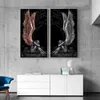 Imprisoned Angel Girl Canvas Painting Gothic Fashion Art Poster Living Room Decoration Wall Pictures For Room Decor Wall Decor