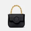 Cowhide Crossbody Bag Plain Shoulder Bags Women Handbag Wallet Genuine Leather Head Portrait Hardware Fixed Chain Handle Detachabl197z