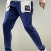 Herenbroekontwerper topkwaliteit sport nieuwe wafel geborduurde joggingbroek hoge stretch side rits mode casual pant g5wo