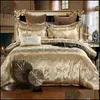 Defesto de roupas de cama suprimentos de têxteis domésticos designer de jardim comestradores de luxo 3pcs Conjunto de camas de edredão Jacquard Twin Single Queen King Size B Size B