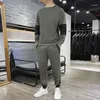 Männer Trainingsanzüge Frühling Und Herbst 2022 Koreanische Mode Lose Sportswear-Set Winter Freizeit Tragen EINE Von Kleidung Außerhalb Junge