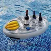 Ny Spashg uppblåsbar dalbana Tray Swimming Pool Drink Plate Floats Cup Holder Cup Holder Supply for Outdoor Beach Party