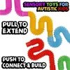 BJQ043 children adults plastic fun fiet pop tube toys bpa free sensory pipe tools75OK