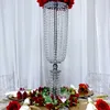 Decoratie vazen ​​kolom standaard bloemen pilaar metalen acryl bloemstands tafel centerpieces afneembaar bloemenrek voor bruiloft decor imake389