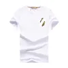 1Luxury Designer T-shirts pour hommes Robe Chemise d'été pour hommes et femmes avec monogramme Casual Top qualité Mode Streetwear plusieurs couleurs 100% coton M-3XL # 0913