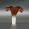 Dublecross Style Glass Bowl Pieczak Hookah 14 mm 18 mm samca rączka paznokci tytoniowa tytoń suche zioła