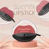 Ferramenta de maquiagem de batom em forma de lábio Lazy Blogus Blogus Veludo fosco maquiagem Efeito hidratante Lip Gloss impermeável copo antiaderente à prova d'água