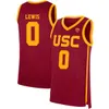 USC Trojans rares maillots de basket-ball Victor Uyaelunmo Jersey J'Raan Brooks McKay Anderson Bennie Boatwright Charles O'Bannon Jr. Personnalisé