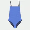 Sexy dos nu maillots de bain Designer lettre imprimer maillot de bain été sans manches maillot de bain Style décontracté une pièce maillots de bain