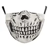 Mask Custom Logo Personality Skull 3D driedimensionale printbescherming Dustbestendig Kerstmis Nieuwjaar Masker Volwassen kinderen