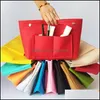 Storage Bags Home Organization Housekee Garden Obag Felt Cloth Inner Bag Women Fashion Handbag Mti-Pockets Cosmetic Organizer Lage Accesso