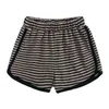 Children's Solid Color Shorts Pant Korean Boys And Girls Striped Edge Pants Loose Sports Short M4130