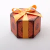 Regalo Scatole di caramelle Confezione regalo ottagonale Carta Matrimonio Compleanno Natale Bomboniera Scatola di cioccolatini Confezione Decorazione per feste