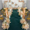 3 pièces or brillant extérieur fleur jardin décoration de mariage arc de fleurs artificielles cadre accessoires décors bébé douche ballons support de panneau d'affichage écran de séparation de la maison