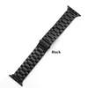 Metal Smart Stems For Apple Watch 7 Storlek 45mm 41mm Band Rostfritt stålarmband Armband Fit IWATCH 6 5 4 3 2 SE 42 44mm 40 38mm Bands